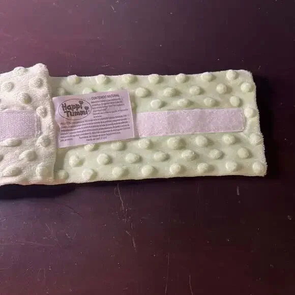 Happi Tummi Green Plush Waistband w/ Herbal Pouch for Baby Colic and Gas Relief - Picture 3 of 8